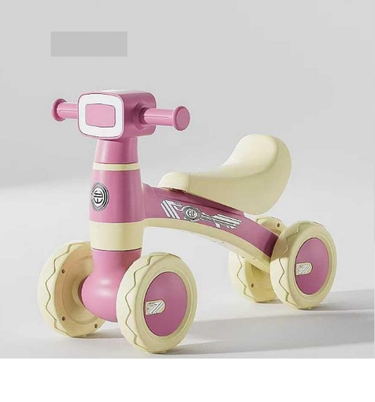 Animation Ride-on Baby Foot To Floor Balance Bike - Pink
